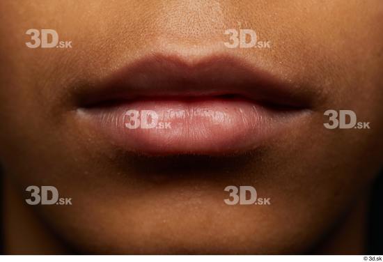 Face Mouth Skin Man Black Slim Studio photo references