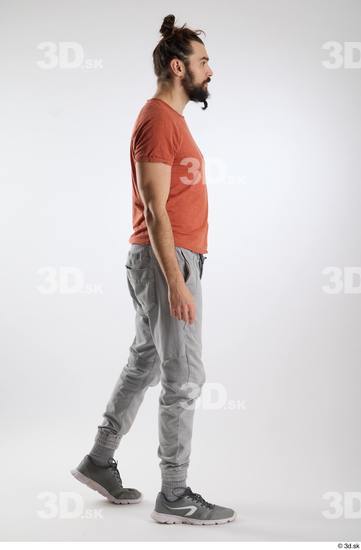 Man White Slim Male Studio Poses