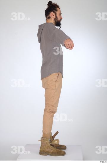 Man White Slim Male Studio Poses