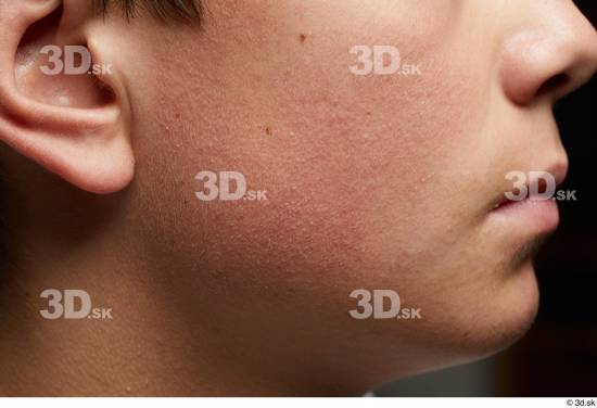 Mouth Cheek Ear Skin Man Slim Studio photo references