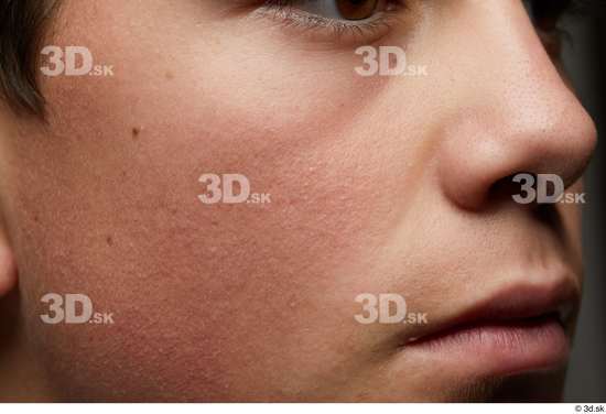 Mouth Nose Cheek Skin Man Slim Studio photo references