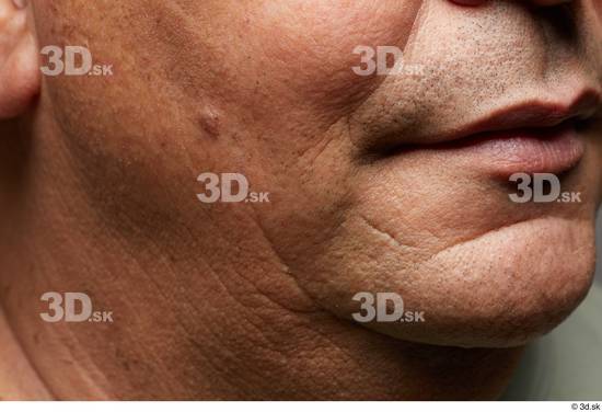 Mouth Cheek Skin Man Chubby Wrinkles Studio photo references
