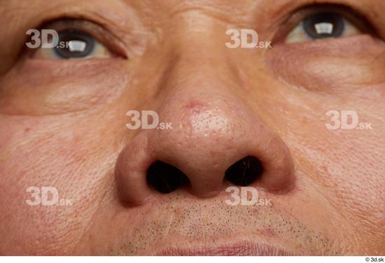 Nose Skin Man Asian Slim Wrinkles Studio photo references