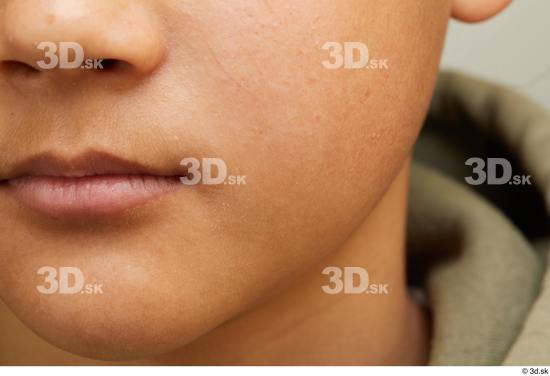 Face Mouth Nose Cheek Skin Man Asian Slim Studio photo references