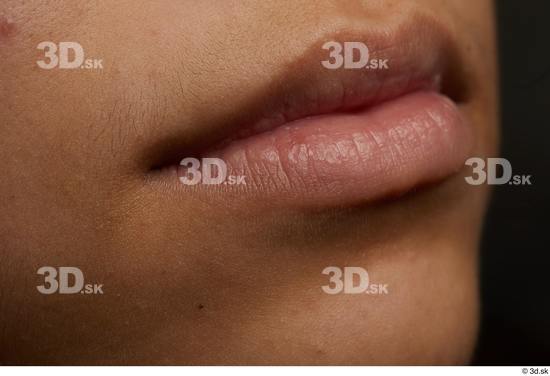 Face Mouth Skin Woman Asian Slim Studio photo references