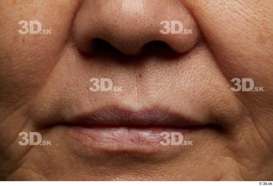 Face Mouth Nose Skin Woman Asian Slim Wrinkles Studio photo references