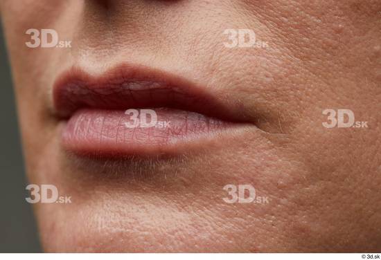 Mouth Skin Woman White Slim Studio photo references