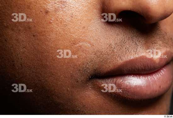 Face Mouth Nose Cheek Skin Man Black Scar Studio photo references