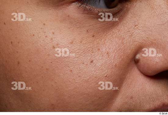 Face Nose Cheek Skin Woman Chubby Studio photo references