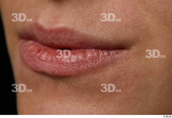 Face Mouth Skin Woman Slim Studio photo references