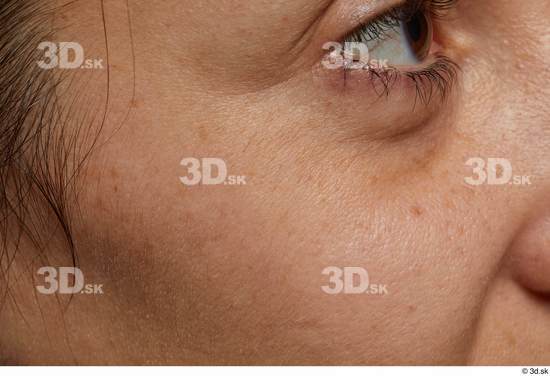 Face Cheek Skin Woman Slim Studio photo references