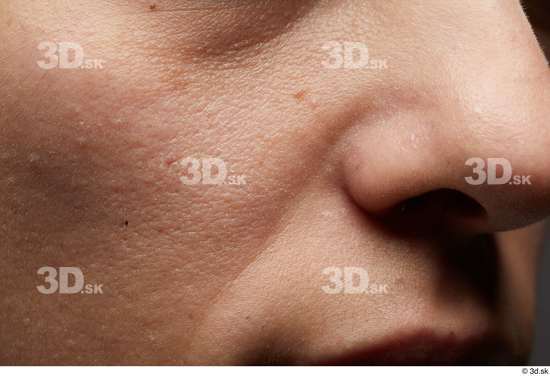Face Nose Cheek Skin Woman Slim Wrinkles Studio photo references