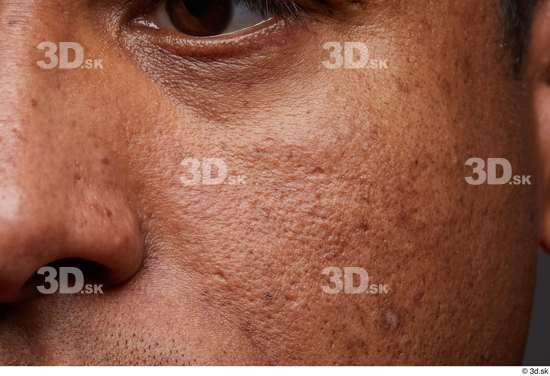Face Cheek Skin Man Slim Wrinkles Studio photo references