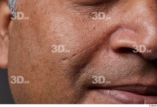 Face Mouth Nose Cheek Skin Man Scar Chubby Studio photo references