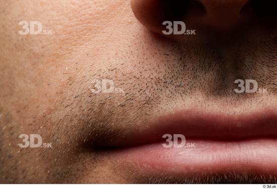 Face Mouth Cheek Skin Man Slim Studio photo references
