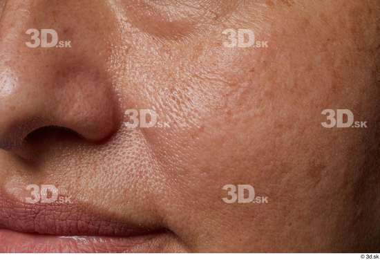 Face Mouth Nose Cheek Skin Woman Slim Studio photo references