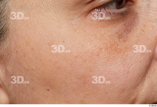 Face Cheek Skin Woman Slim Studio photo references