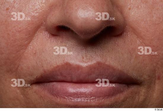 Face Mouth Nose Skin Woman Slim Wrinkles Studio photo references
