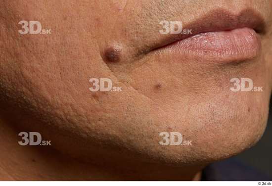 Face Mouth Cheek Skin Man Slim Wrinkles Studio photo references