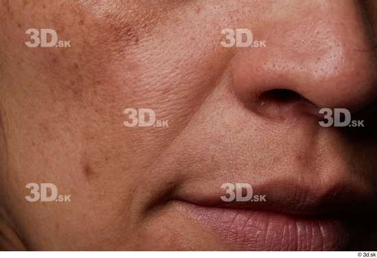 Face Mouth Nose Cheek Skin Woman Slim Studio photo references