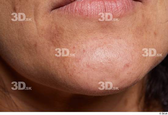 Face Mouth Skin Woman Slim Wrinkles Studio photo references