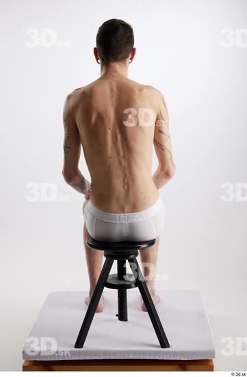 Man White Underweight Male Studio Poses