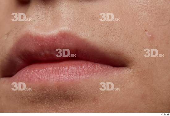 Face Mouth Skin Woman Slim Studio photo references