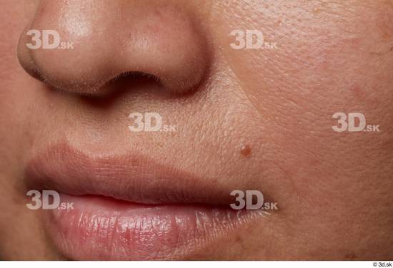 Face Mouth Nose Skin Woman Slim Studio photo references