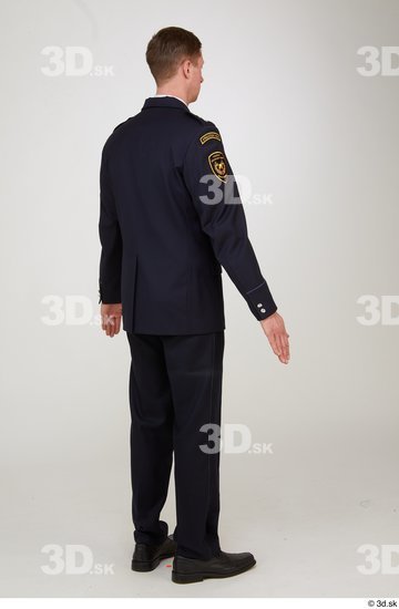 Whole Body Man White Uniform Athletic Studio photo references