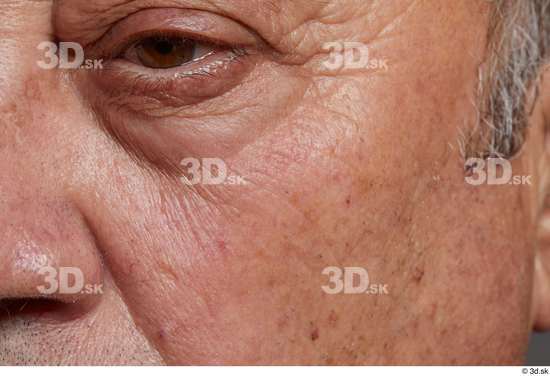 Eye Face Cheek Skin Man Wrinkles Studio photo references