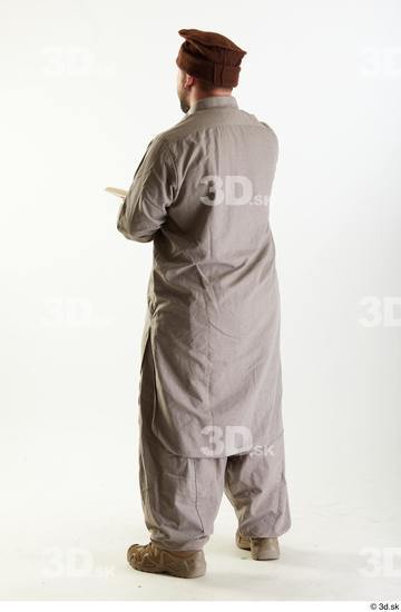 Whole Body Man Uniform Athletic Bearded Studio photo references Arab