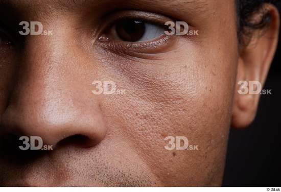 Eye Face Nose Cheek Ear Skin Man Slim Wrinkles Studio photo references