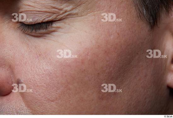 Eye Face Cheek Skin Man Slim Wrinkles Studio photo references