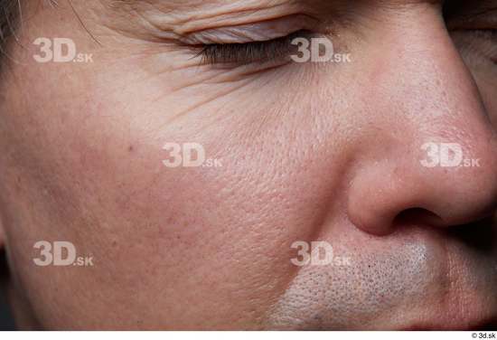 Face Nose Cheek Skin Man Slim Wrinkles Studio photo references