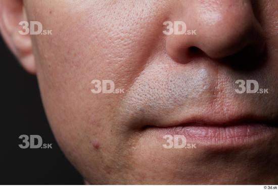 Face Mouth Nose Cheek Skin Man Slim Studio photo references