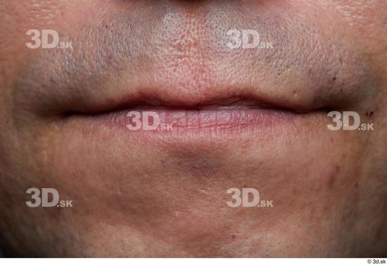 Face Mouth Skin Man Slim Studio photo references