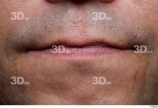 Face Mouth Skin Man Slim Studio photo references