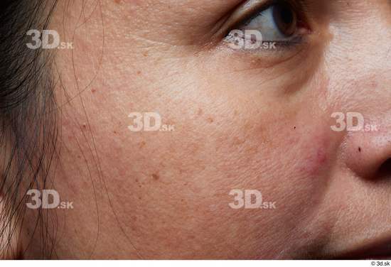 Eye Face Cheek Hair Skin Woman Chubby Wrinkles Studio photo references