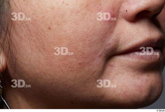 Face Mouth Nose Cheek Skin Woman Chubby Studio photo references