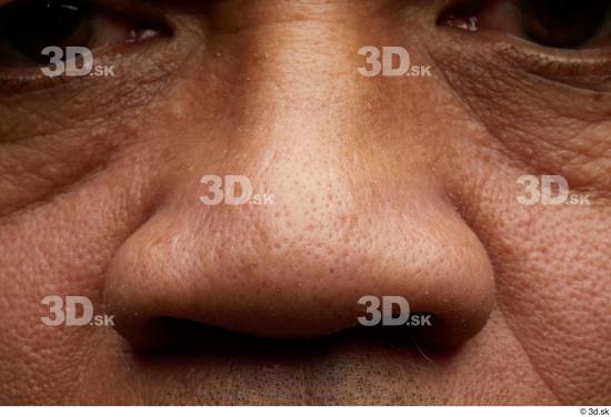 Face Nose Cheek Skin Man Black Chubby Wrinkles Studio photo references