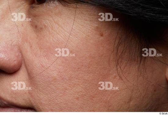Face Cheek Hair Skin Woman Slim Wrinkles Studio photo references