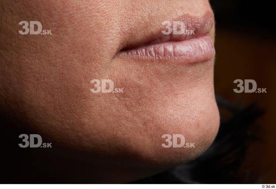 Face Mouth Cheek Skin Woman Slim Wrinkles Studio photo references