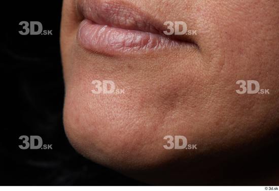 Face Mouth Cheek Skin Woman Slim Wrinkles Studio photo references