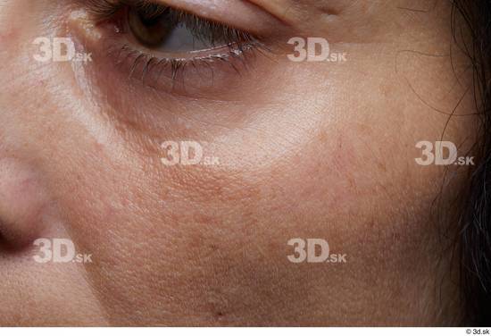 Eye Face Cheek Skin Woman Slim Wrinkles Studio photo references