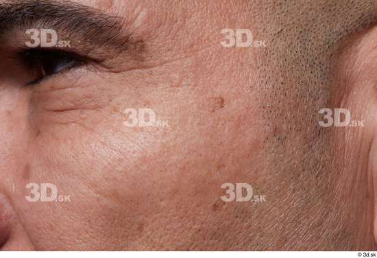 Eye Face Cheek Skin Man Chubby Wrinkles Studio photo references