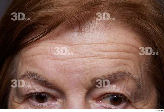 and more Eye Hair Skin Woman Chubby Wrinkles Studio photo references
