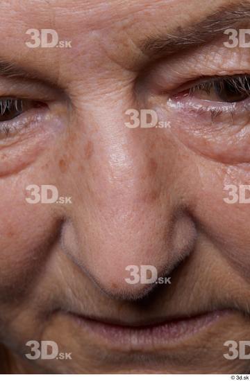 and more Nose Skin Woman Chubby Wrinkles Studio photo references