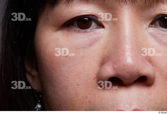 Eye Face Nose Cheek Skin Woman Asian Slim Studio photo references