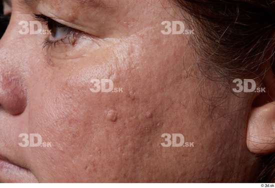 Eye Face Cheek Hair Skin Woman Chubby Wrinkles Studio photo references