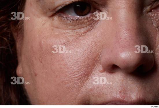 Eye Face Nose Cheek Skin Woman Chubby Wrinkles Studio photo references